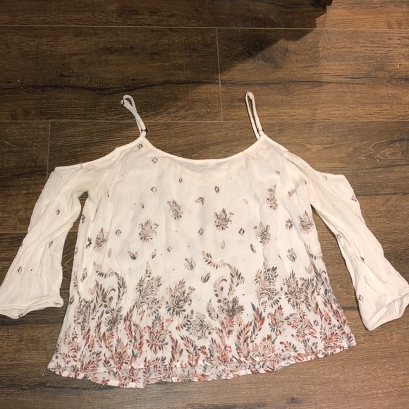 Garage Cold Shoulder Flowy Top - Picture 6 of 6